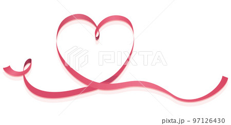 ハートマーク　愛情　リボン 97126430