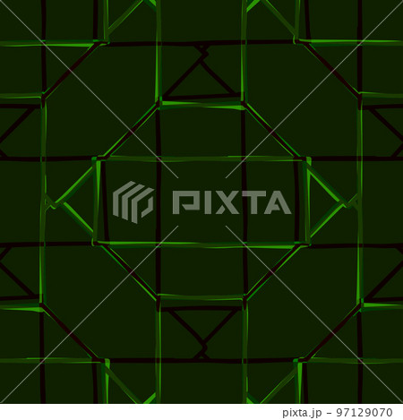 Seamless colorful abstract background of geometrical lines. 97129070
