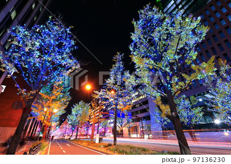 【大阪府】御堂筋イルミネーション 【大阪府】御堂筋イルミネーション 97136230