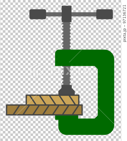 用於固定材料的夾具示意圖 用於固定材料的夾具示意圖 97136721