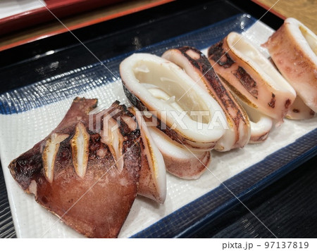 イカの姿焼き イカの姿焼き 97137819
