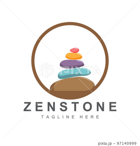 Balance Stone Logo Design, Vector Therapy Stone, Massage Stone, Hot Stone And Zenstone, Product Brand Illustration Balance Stone Logo Design, Vector Therapy Stone, Massage Stone, Hot Stone And Zenstone, Product Brand Illustration 97140999