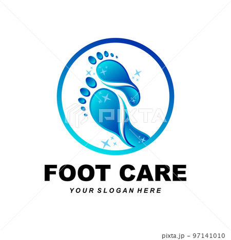 Foot Care Logo Design Health Illustration Woman Pedicure Salon Vector Foot Care Logo Design Health Illustration Woman Pedicure Salon Vector 97141010