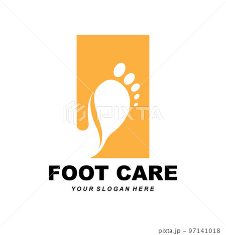 Foot Care Logo Design Health Illustration Woman Pedicure Salon Vector Foot Care Logo Design Health Illustration Woman Pedicure Salon Vector 97141018