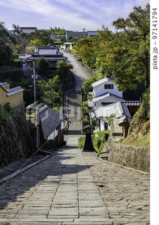 杵築 酢屋の坂と塩屋(志保屋)の坂 大分県杵築市 杵築 酢屋の坂と塩屋(志保屋)の坂 大分県杵築市 97141794