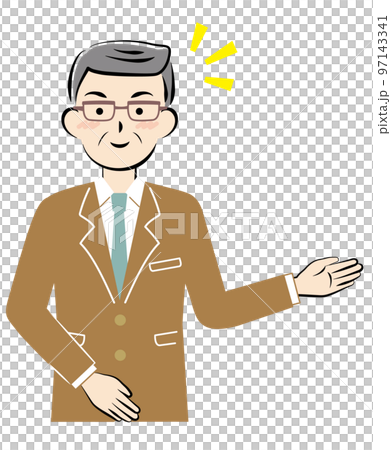 一位身穿西裝的高級男士為導遊 一位身穿西裝的高級男士為導遊 97143341