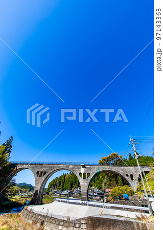 旧国鉄宮原線 幸野川橋梁　【熊本県阿蘇郡小国町】 97143363