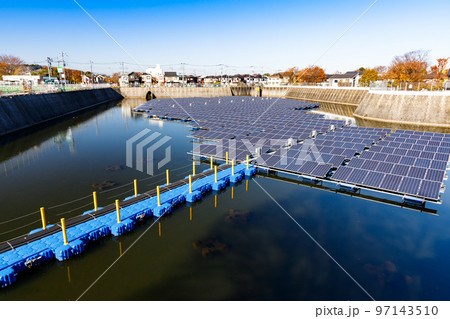 埼玉県所沢市フロートソーラー所沢　水上太陽光発電設備 97143510