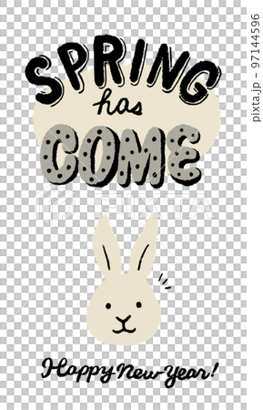 春天來了2023年賀卡新年賀卡 97144596