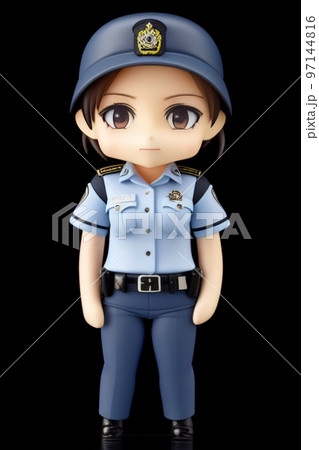 女性警官（夏服）のイラスト素材 [97144816] - PIXTA