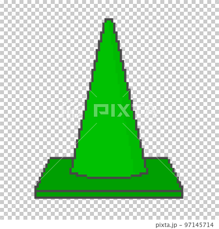 三角錐_點圖（綠色） 97145714