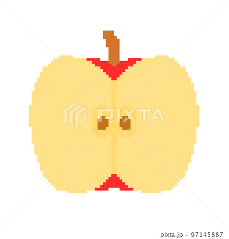 リンゴ_ドット絵 リンゴ_ドット絵 97145887