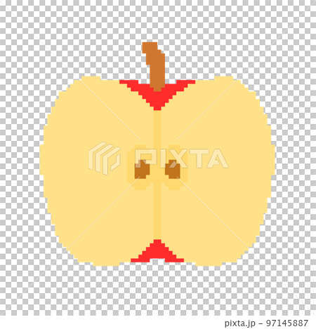 リンゴ_ドット絵 リンゴ_ドット絵 97145887