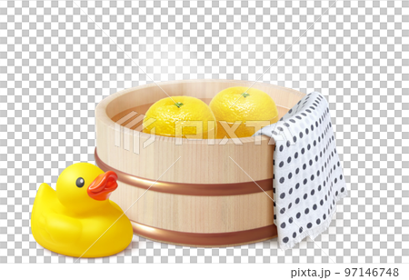 柚子熱水鴨插圖真實 柚子熱水鴨插圖真實 97146748