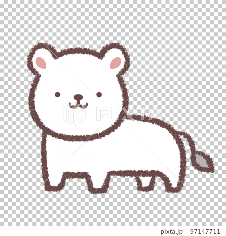 メスホワイトライオン 97147711