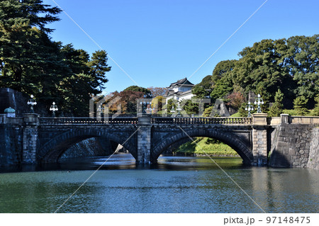 皇居の二重橋 97148475