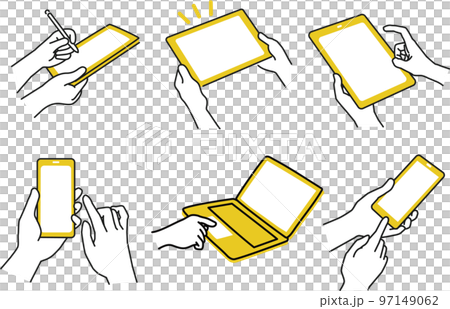 Device operation set illustration 97149062