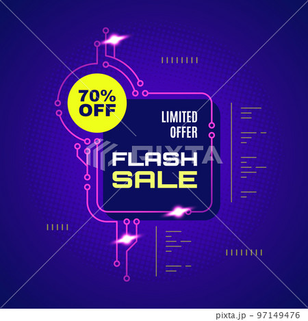 Promotional sale banner template design Promotional sale banner template design 97149476