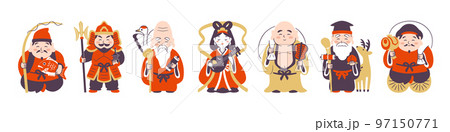 七福神セット　シンプルカラー 97150771