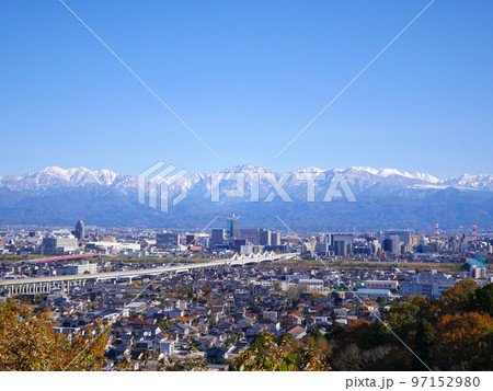 呉羽山から見た立山連峰 97152980