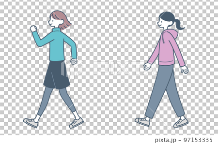 Women walking 97153335
