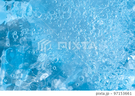 blue water abstract background. water surface with air bubbles background blue water abstract background. water surface with air bubbles background 97153661