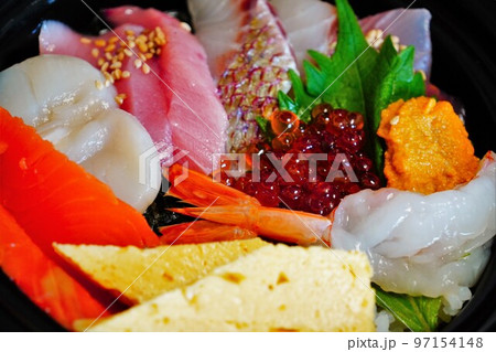 海の幸(刺身、海鮮丼、寿司) 海の幸(刺身、海鮮丼、寿司) 97154148