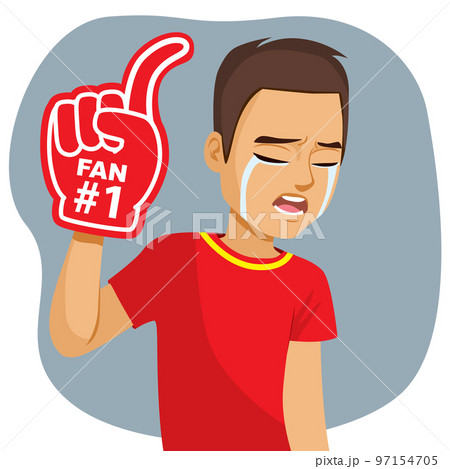 Sad Expression Male Fan Rooter 97154705