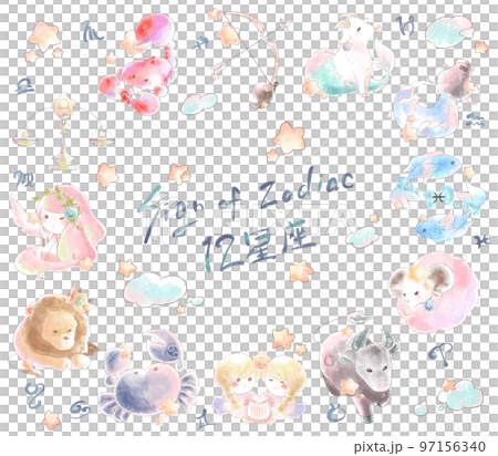 12星座-Sing of zodiac-素材 12星座-Sing of zodiac-素材 97156340