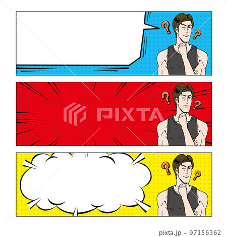 アメコミタッチの考える白人 97156362