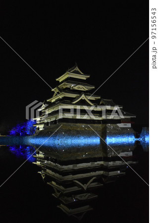 信州の名城　国宝松本城イルミネーション 97156543