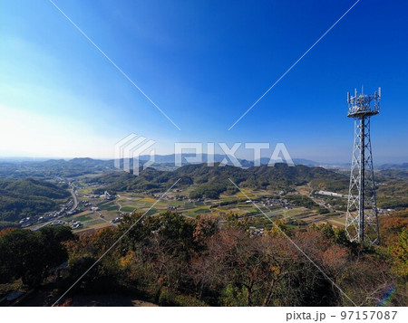 朝日山森林公園から見た高瀬町【香川県三豊市高瀬町】 97157087