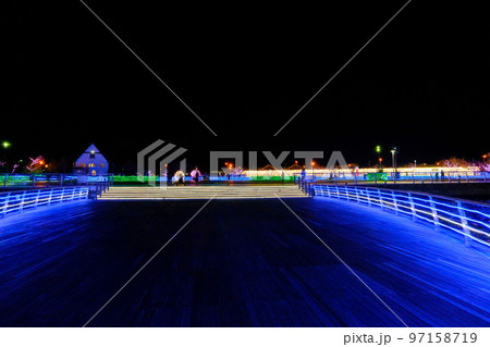 福井県敦賀市　ミライエ　イルミネーション 97158719