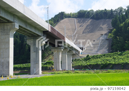 北陸新幹線 延伸工事　脇本トンネル　南越前町　2022年7月 97159042