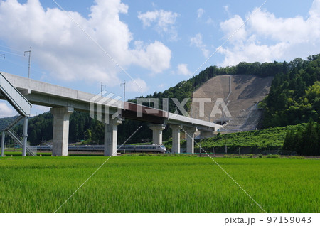 北陸新幹線 延伸工事　脇本トンネル　南越前町　2022年7月 97159043