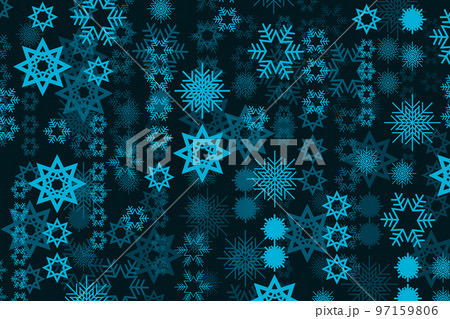 Illustration abstract blue snow on dark background. Illustration abstract blue snow on dark background. 97159806
