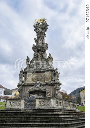 Plague column of the Holy Trinity in Kremnica, Slovakia, travel destination 97162340