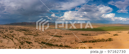 Sand dunes of desert and mountains 97162730