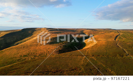 Amazing landscape at Snake Pass in the Peak District National Park - travel photography 97167221