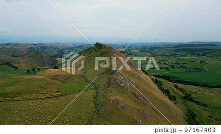 Peak District National Park - aerial view - travel photography 97167403