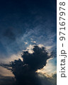 Dramatic cloudscape that resembles a volcanic eruption. Dramatic cloudscape that resembles a volcanic eruption. 97167978