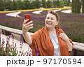 A senior woman in the Park. 97170594