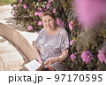 A senior woman in the Park. 97170595