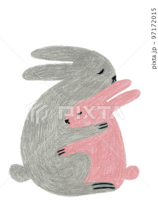 うさぎの親子 97172015