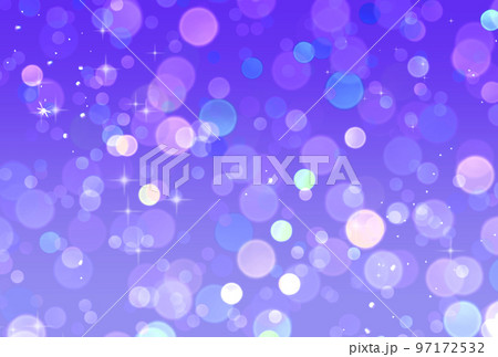 背景素材_玉ボケ_紫 97172532