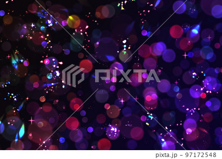 背景素材_夜景_玉ボケ 97172548