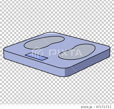 体重計斜めのイラスト 体重計斜めのイラスト 97172731