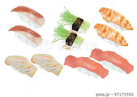 お寿司　寿司盛り　リアル 97173502