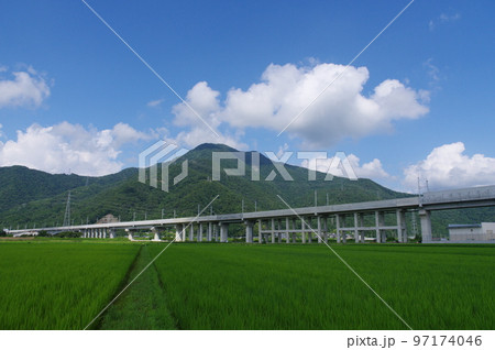 北陸新幹線 延伸工事　日野山トンネルから脇本トンネルの間　南越前町　2022年7月 97174046