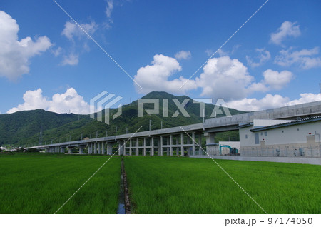 北陸新幹線 延伸工事　日野山トンネルから脇本トンネルの間　南越前町　2022年7月 97174050